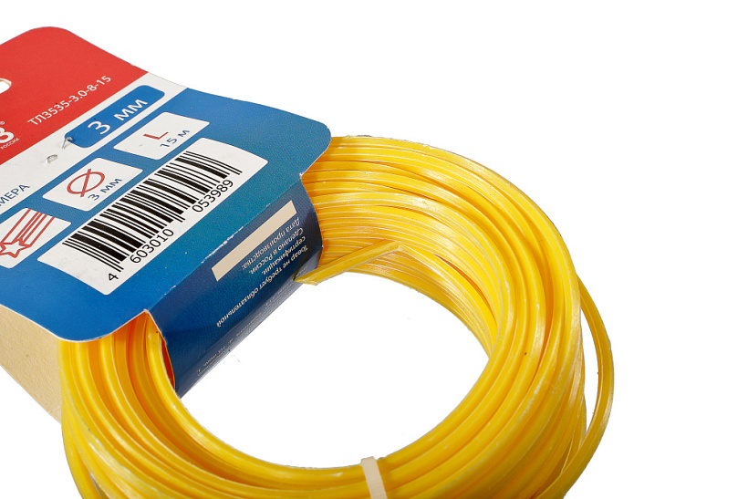 Леска для триммера СОЮЗ ТЛ3535-3.0-8-15 купить по цене 90 ₽ в интернет магазине ТЕХСАД