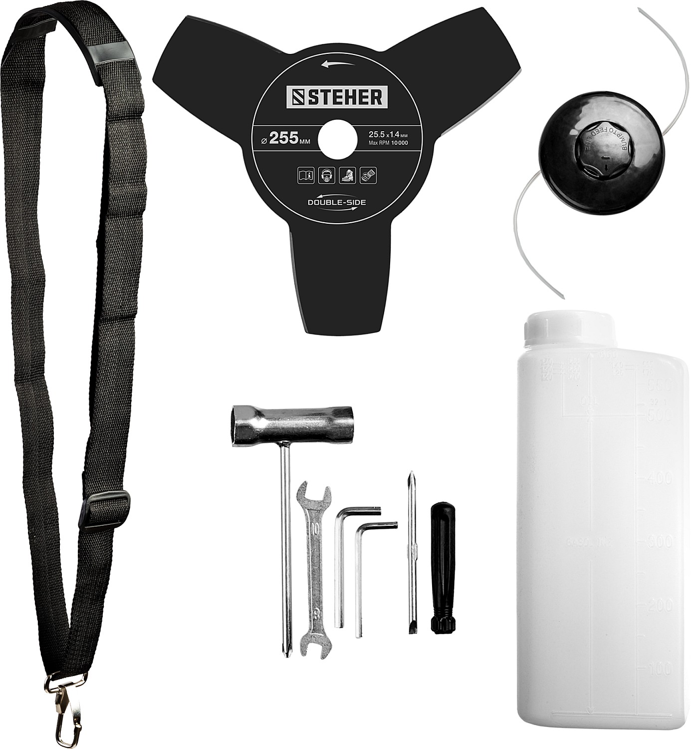 STEHER 1.3 кВт / 1.7 л.с., 43 см3, триммер бензиновый (бензокоса) BT-1300 купить по цене 10&nbsp;020 ₽ в интернет магазине ТЕХСАД