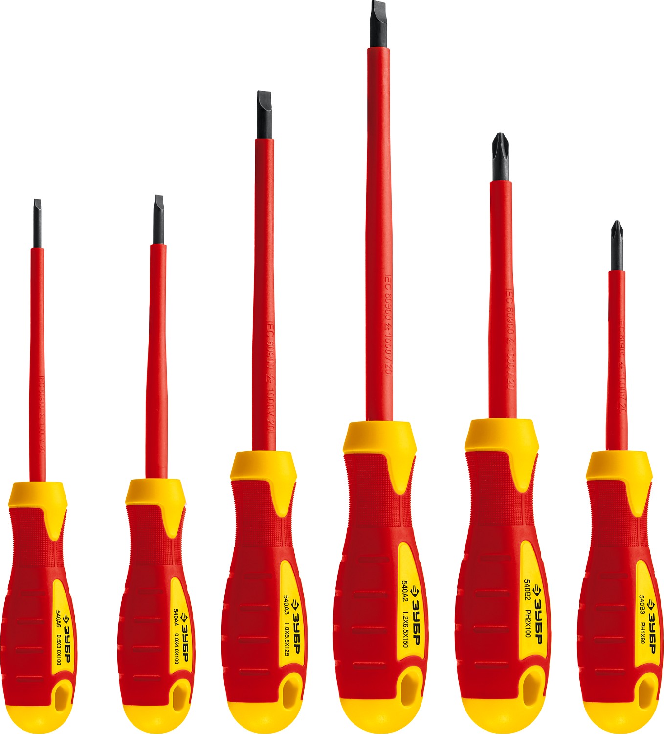 ЗУБР 12 шт., наборы губцевого инструмента диэлектрического 2214-H12_z01 Профессионал купить по цене 7&nbsp;990 ₽ в интернет магазине ТЕХСАД