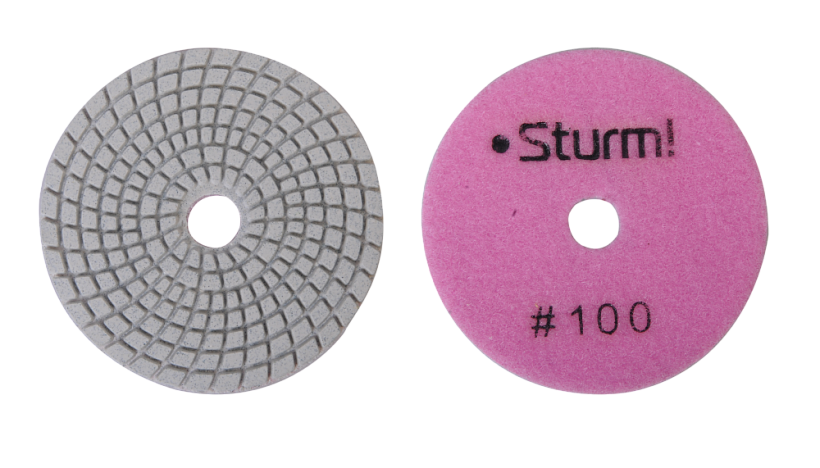 Круг шлифовальный гибкий Sturm! 9012-W100-100 купить по цене 340 ₽ в интернет магазине ТЕХСАД