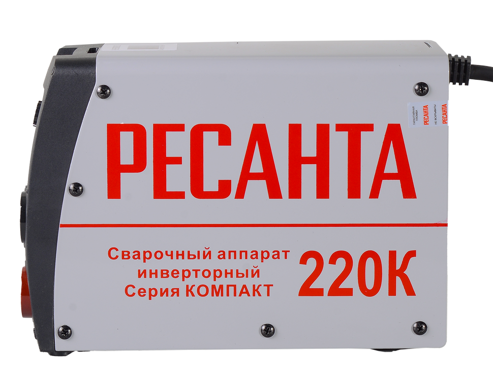 Сварочный аппарат инверторный Ресанта САИ 220К (компакт) купить по цене 7&nbsp;946 ₽ в интернет магазине ТЕХСАД