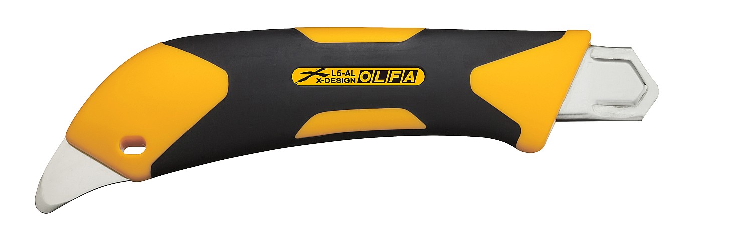 OLFA 18 мм, сегментированное лезвие, AUTOLOCK, нож OL-L5-AL купить по цене 1&nbsp;320 ₽ в интернет магазине ТЕХСАД