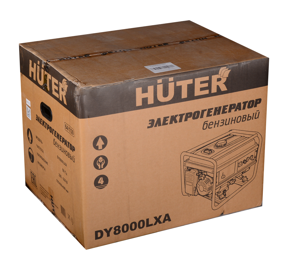 Портативный бензогенератор HUTER DY8000LXA купить по цене 81&nbsp;190 ₽ в интернет магазине ТЕХСАД