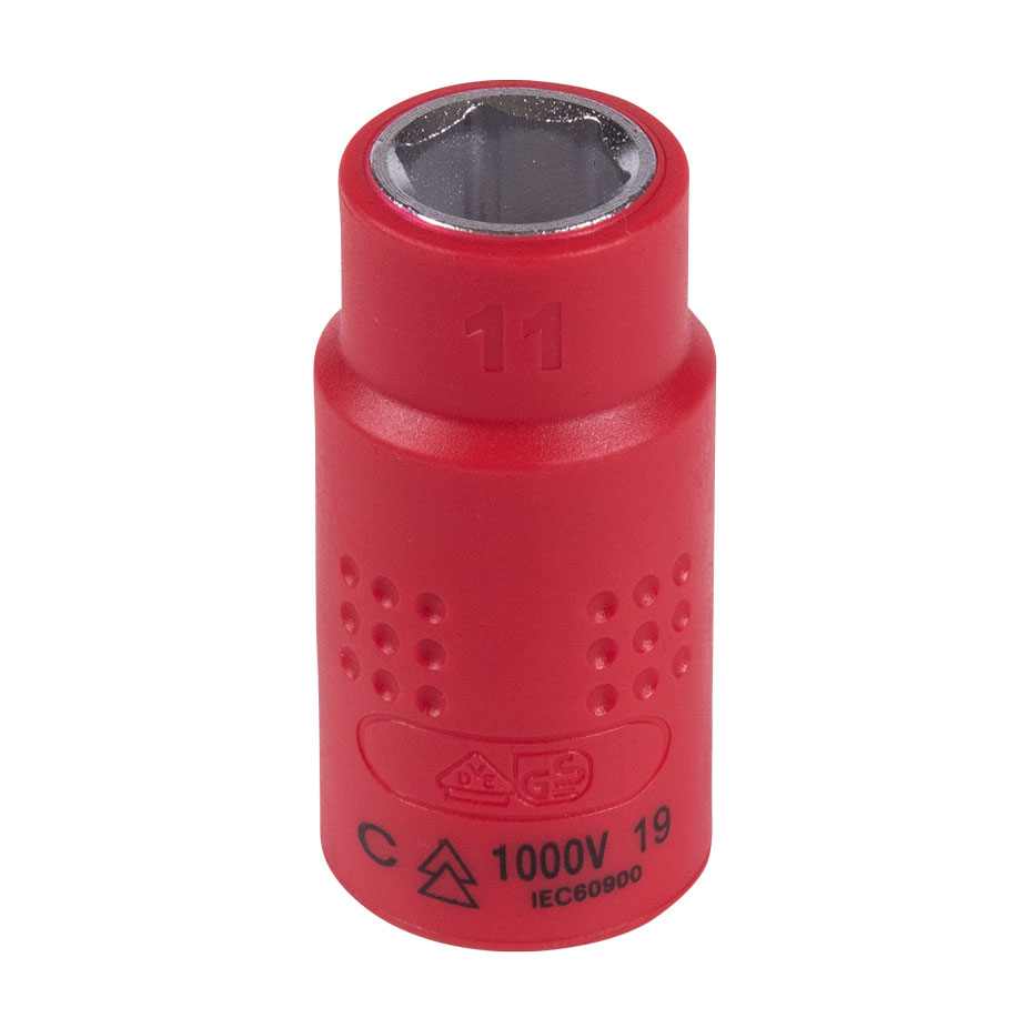 Головка торцевая диэлектрическая шестигранная 3/8'', 11 мм KING TONY 3335VE11M купить по цене 770 ₽ в интернет магазине ТЕХСАД