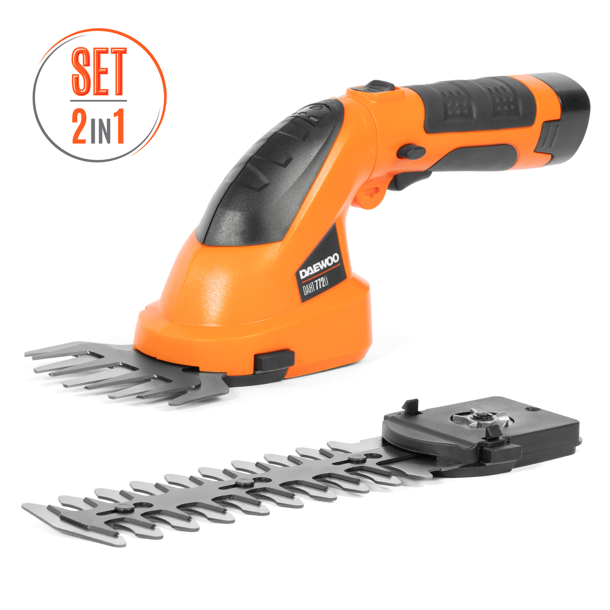 Ножницы-кусторез аккумуляторные DAEWOO DAHT 772Li SET купить по цене 5&nbsp;990 ₽ в интернет магазине ТЕХСАД