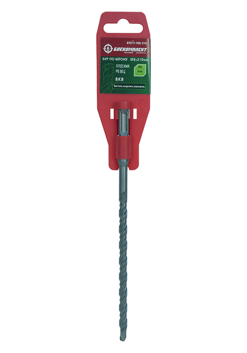 Бур SDS+ БОЕКОМПЛЕКТ B9019-F08-210 купить по цене 180 ₽ в интернет магазине ТЕХСАД