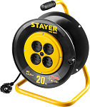 STAYER 20 м, 1300Вт, ПВС 2x0,75 удлинитель на катушке MS 207 55073-20_z01 купить по цене 1&nbsp;350 ₽ в интернет магазине ТЕХСАД