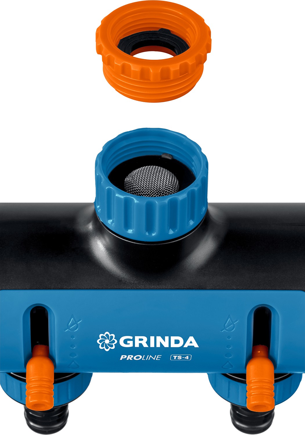 GRINDA 3/4'' х 1'', ударопрочная пластмасса, распределитель четырехканальный TS-4 8-426313_z02 PROLine купить по цене 1&nbsp;170 ₽ в интернет магазине ТЕХСАД