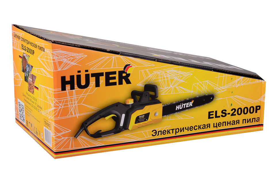 Электропила HUTER ELS-2000P купить по цене 7&nbsp;290 ₽ в интернет магазине ТЕХСАД