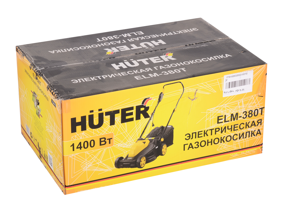 Газонокосилка электрическая Huter ELM-380T купить по цене 9&nbsp;071 ₽ в интернет магазине ТЕХСАД