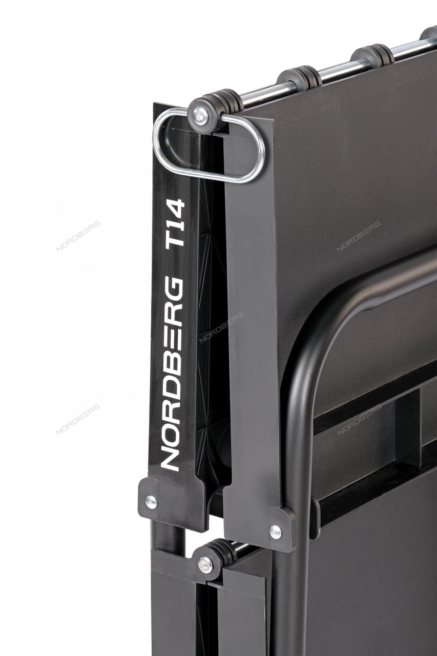 Тележка открытая, 3 полки, пластиковая, складная NORDBERG T14 купить по цене 7&nbsp;062 ₽ в интернет магазине ТЕХСАД