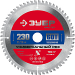 ЗУБР 230 x 32/30 мм, 60Т, диск пильный по алюминию 36916-230-32-60_z01 купить по цене 1&nbsp;310 ₽ в интернет магазине ТЕХСАД