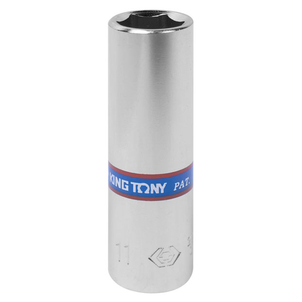 Головка торцевая глубокая шестигранная 1/4'', 11 мм KING TONY 223511M купить по цене 180 ₽ в интернет магазине ТЕХСАД