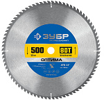 ЗУБР 500 x 50 мм, 80Т, диск пильный по дереву Оптима 36903-500-50-80_z01 купить по цене 10&nbsp;020 ₽ в интернет магазине ТЕХСАД
