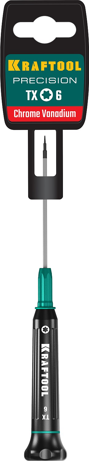 KRAFTOOL TX 6, отвертка для точных работ Precision 25684-06 купить по цене 256 ₽ в интернет магазине ТЕХСАД