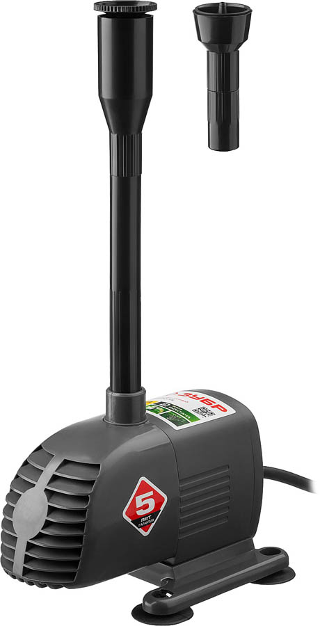 ЗУБР 28 Вт, 20 л/мин, насос фонтанный ЗНФЧ-20-1.6 купить по цене 2&nbsp;980 ₽ в интернет магазине ТЕХСАД