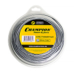 Корд триммерный CHAMPION C7027 Round Pro 2.4мм/ 80м+нож купить по цене 580 ₽ в интернет магазине ТЕХСАД