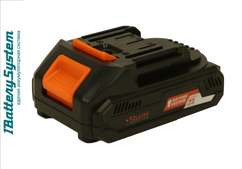 Аккумулятор Sturm! SBP1802 1BatterySystem купить по цене 2&nbsp;690 ₽ в интернет магазине ТЕХСАД