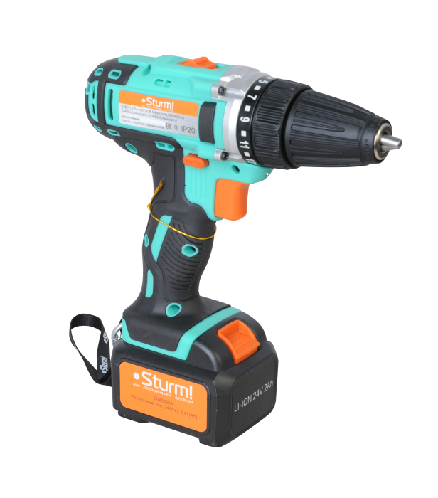 Аккумуляторный шуруповерт Sturm! CD3224L купить по цене 8&nbsp;990 ₽ в интернет магазине ТЕХСАД