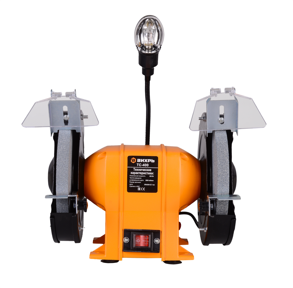 Точильный станок ВИХРЬ ТС-400 купить по цене 5&nbsp;931 ₽ в интернет магазине ТЕХСАД