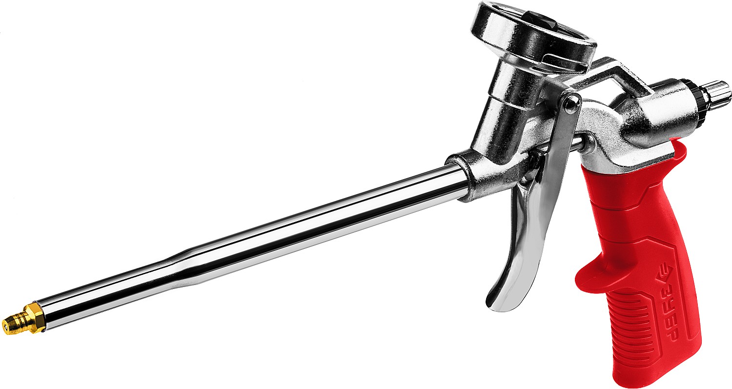 ЗУБР металлический корпус, пистолет для монтажной пены 06874_z01 купить по цене 1&nbsp;040 ₽ в интернет магазине ТЕХСАД