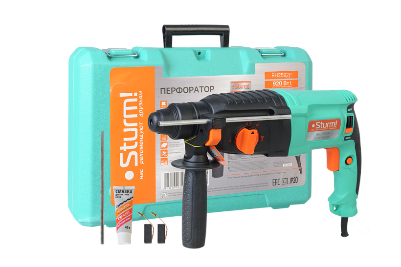 Перфоратор SDS Plus Sturm! RH2592P купить по цене 7&nbsp;990 ₽ в интернет магазине ТЕХСАД
