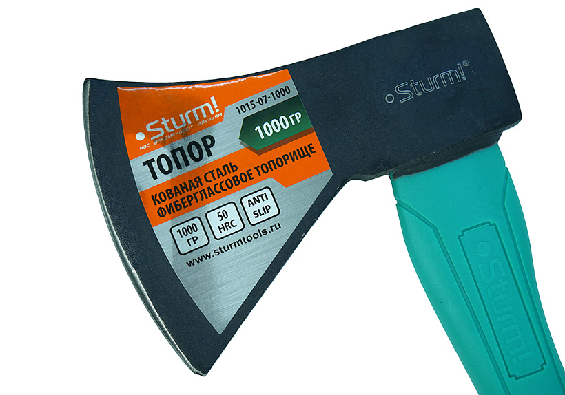 Топор Sturm! 1015-07-1000 купить по цене 1&nbsp;380 ₽ в интернет магазине ТЕХСАД