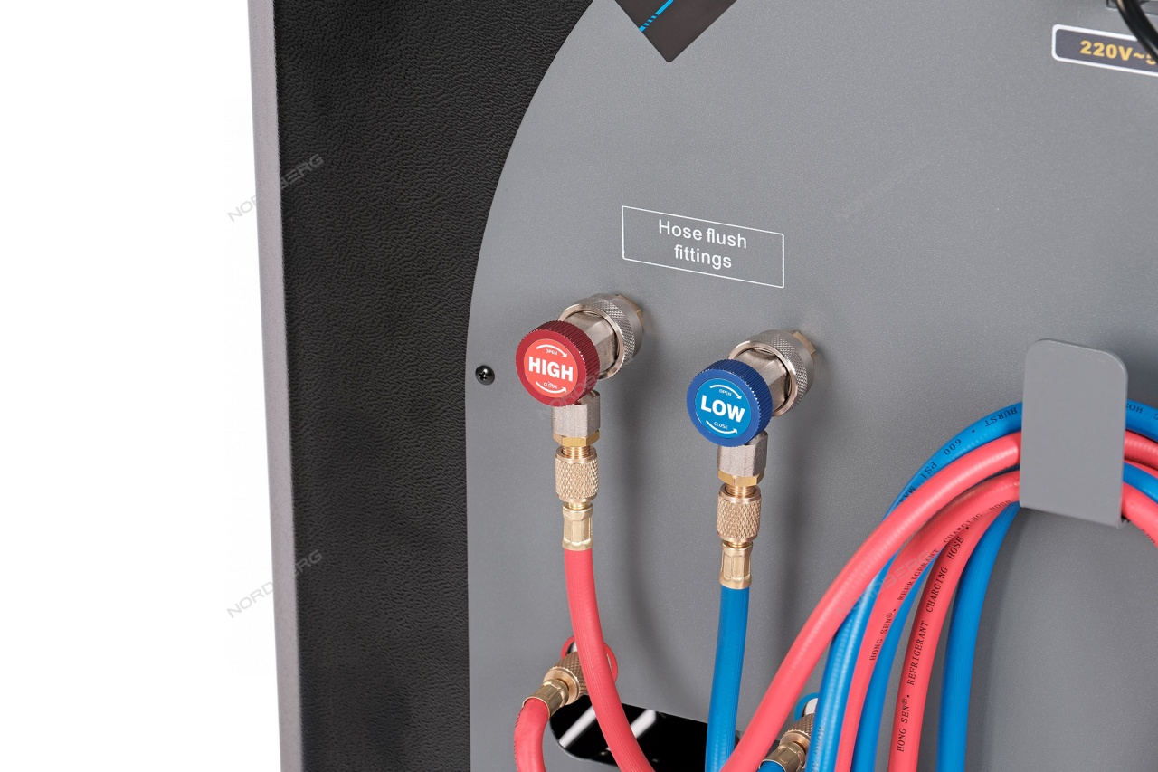 Установка автоматическая для заправки автомобильных кондиционеров NORDBERG NF16 купить по цене 250&nbsp;980 ₽ в интернет магазине ТЕХСАД