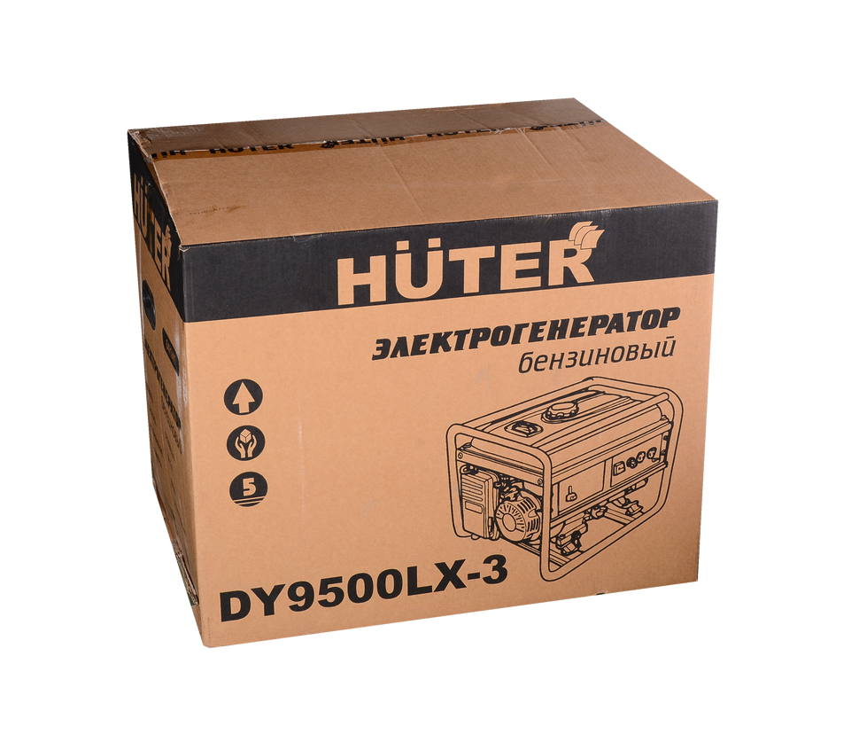 Портативный бензогенератор HUTER DY9500LX-3 купить по цене 78&nbsp;690 ₽ в интернет магазине ТЕХСАД