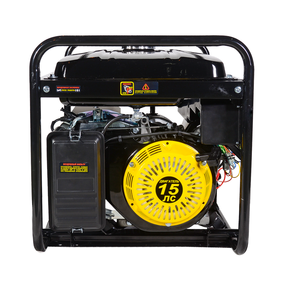 Портативный бензогенератор HUTER DY8000LX-3 купить по цене 65&nbsp;190 ₽ в интернет магазине ТЕХСАД