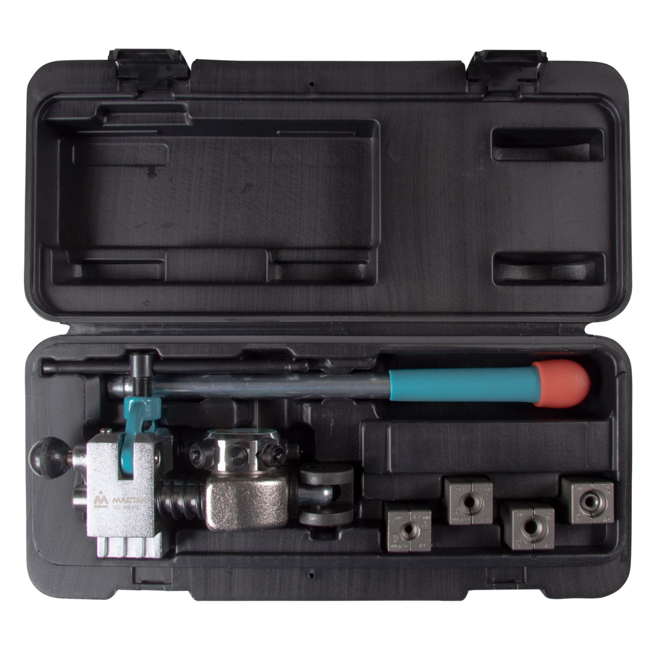 Приспособление для развальцовки трубок, 4.75, 6.35, 8.0, 9.5 мм, кейс, 9 предметов МАСТАК 102-10047C купить по цене 34&nbsp;000 ₽ в интернет магазине ТЕХСАД