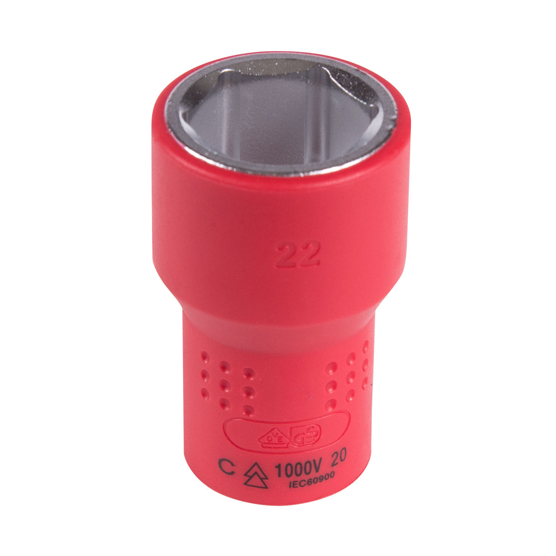 Головка торцевая диэлектрическая шестигранная 1/2'', 22 мм KING TONY 4335VE22M купить по цене 1&nbsp;210 ₽ в интернет магазине ТЕХСАД