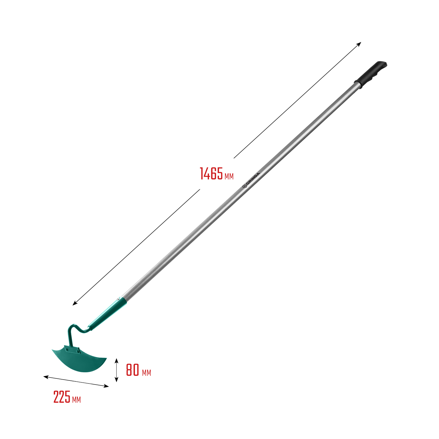 GRINDA PROLine 225 мм ширина, мотыга с D-образным профилем 39599 купить по цене 850 ₽ в интернет магазине ТЕХСАД