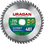 URAGAN 235 х 32/30 мм, 48Т, диск пильный по дереву Expert 36802-235-32-48_z01 купить по цене 830 ₽ в интернет магазине ТЕХСАД