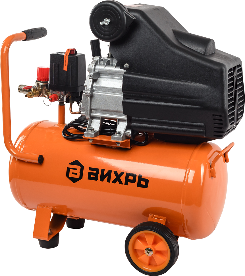 Компрессор ВИХРЬ КМП-260/24 купить по цене 13&nbsp;490 ₽ в интернет магазине ТЕХСАД