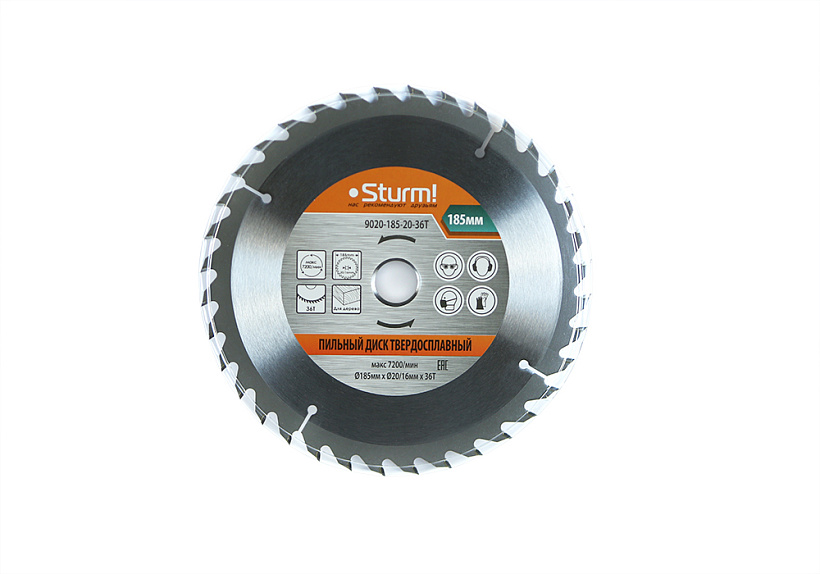 Диск пильный Sturm! 9020-185-20-36T купить по цене 640 ₽ в интернет магазине ТЕХСАД