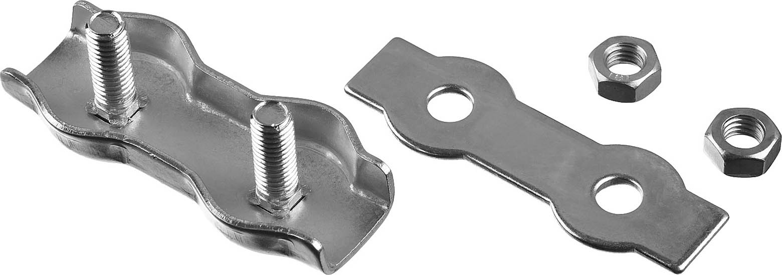 ЗУБР 8 мм, 2 шт., зажим троса двойной 304446-08 купить по цене 126 ₽ в интернет магазине ТЕХСАД