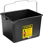 STAYER 8 л, 19x22.5x28 см, пластмассовое, ведро малярное 06092-08 купить по цене 290 ₽ в интернет магазине ТЕХСАД