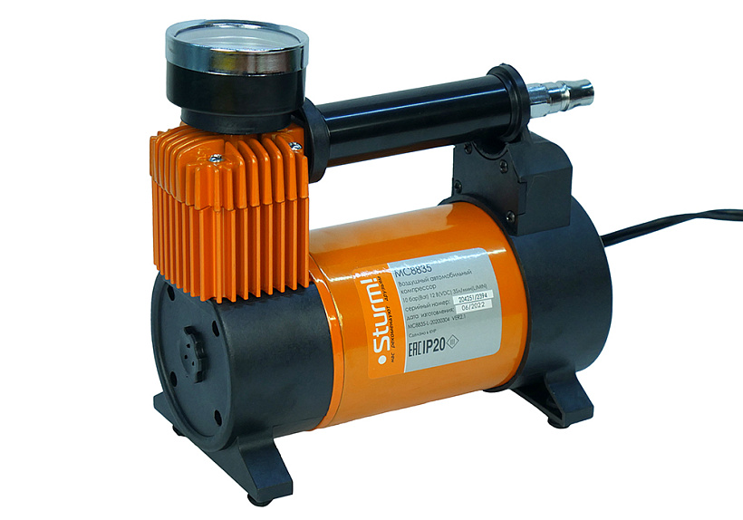 Автомобильный компрессор Sturm! MC8835 купить по цене 4&nbsp;250 ₽ в интернет магазине ТЕХСАД