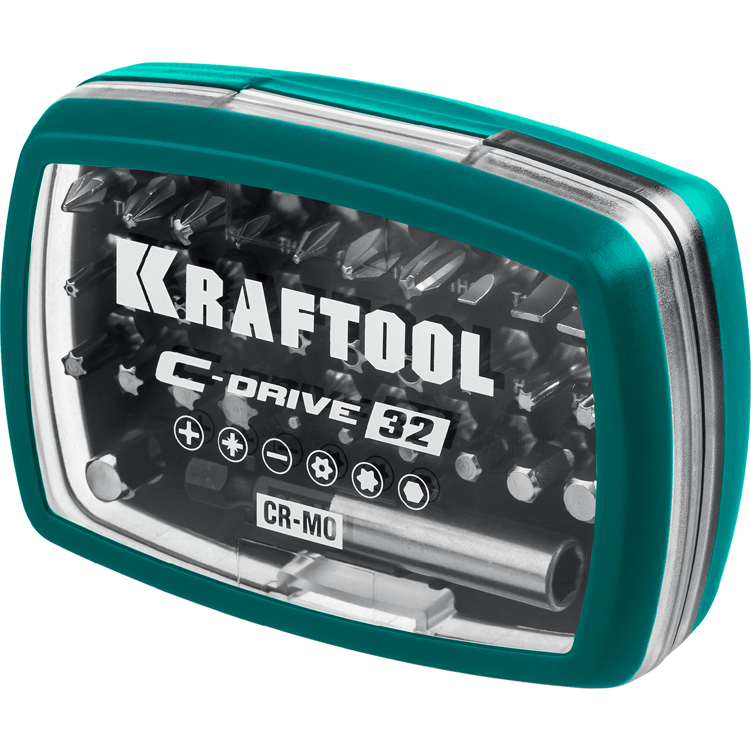 KRAFTOOL 32 шт, Cr-Mo, набор бит CLR многофункциональных 26067-H32 купить по цене 1&nbsp;670 ₽ в интернет магазине ТЕХСАД