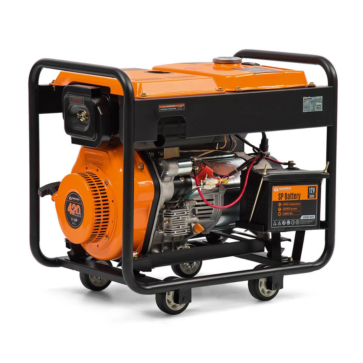 Дизельный генератор DAEWOO DDAE 6000XE купить по цене 109&nbsp;990 ₽ в интернет магазине ТЕХСАД