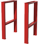 Комплект верстачных опор для бестумбового верстака, красный FERRUM 01.503L-3000 купить по цене 3&nbsp;027 ₽ в интернет магазине ТЕХСАД