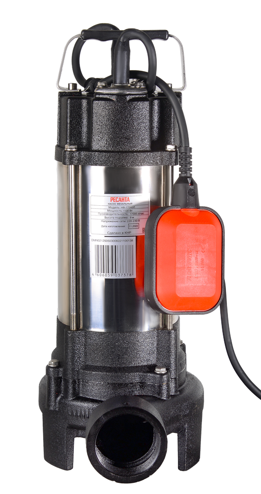 Фекальный насос Ресанта НФ-17000Л купить по цене 13&nbsp;490 ₽ в интернет магазине ТЕХСАД