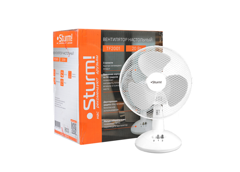 Вентилятор настольный Sturm! TF2001 купить по цене 1&nbsp;350 ₽ в интернет магазине ТЕХСАД