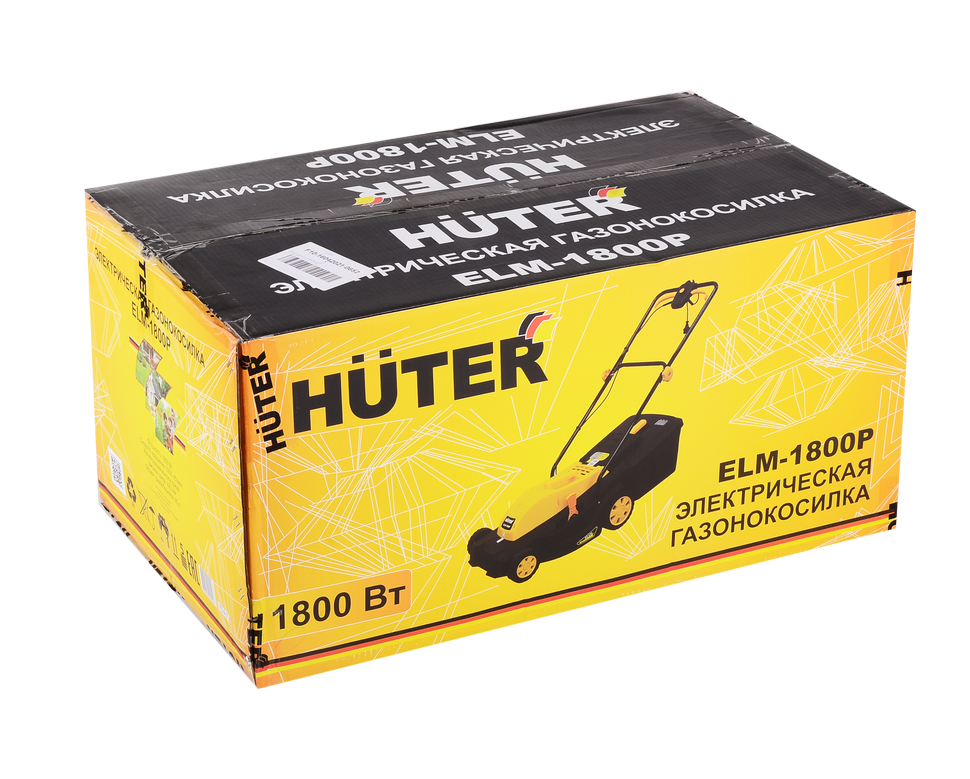 Газонокосилка электрическая HUTER ELM-1800P купить по цене 15&nbsp;990 ₽ в интернет магазине ТЕХСАД