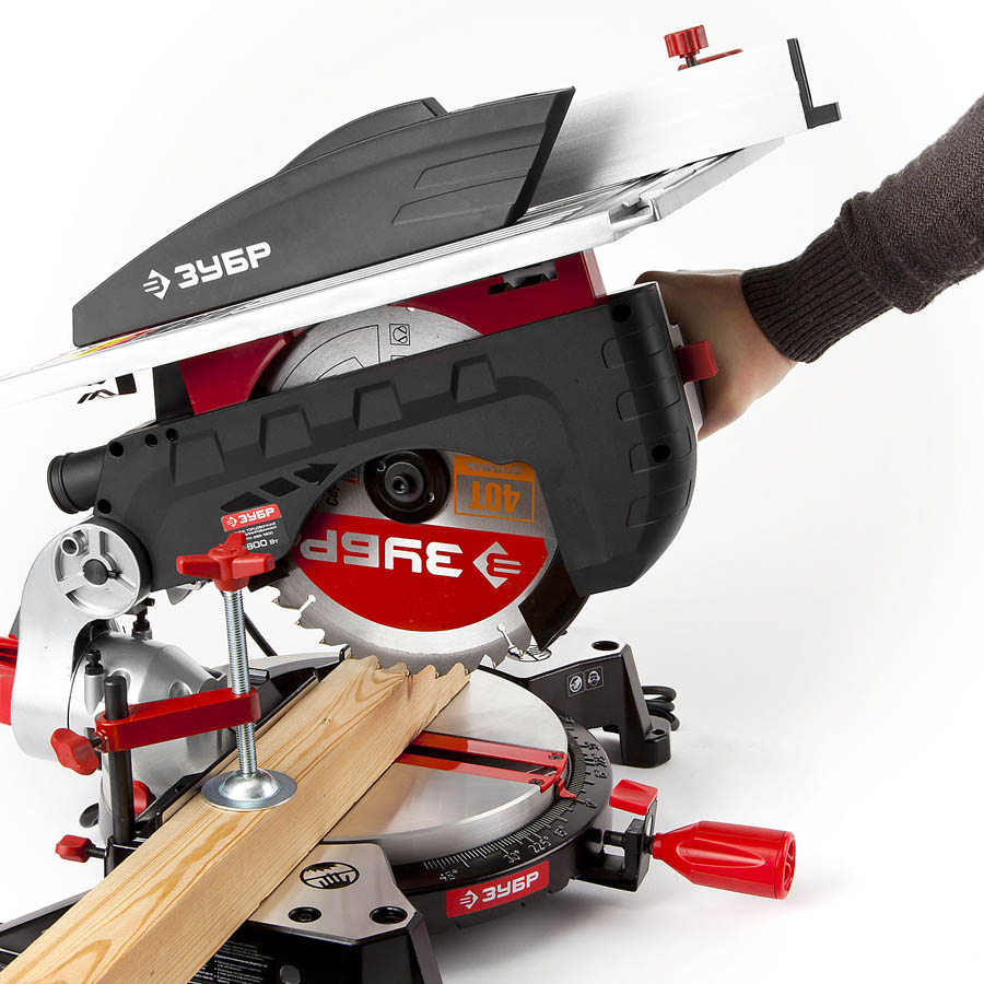 ЗУБР 1800 Вт, 250х30 мм, пила торцовочная комбинированная ЗПТК-255-1800 Мастер купить по цене 26&nbsp;430 ₽ в интернет магазине ТЕХСАД