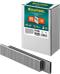 KRAFTOOL скобы тип 55, 25 мм, скобы для степлера узкие 31789-25 купить по цене 2&nbsp;050 ₽ в интернет магазине ТЕХСАД