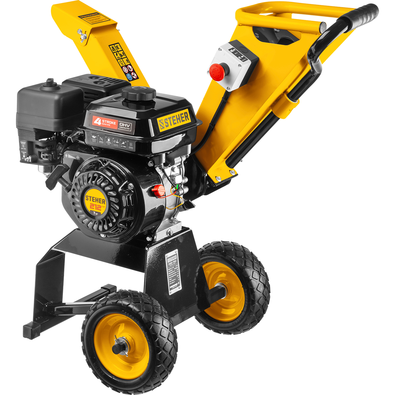 STEHER 50 мм, 7 л.с., измельчитель бензиновый садовый GSR-750 купить по цене 41&nbsp;660 ₽ в интернет магазине ТЕХСАД