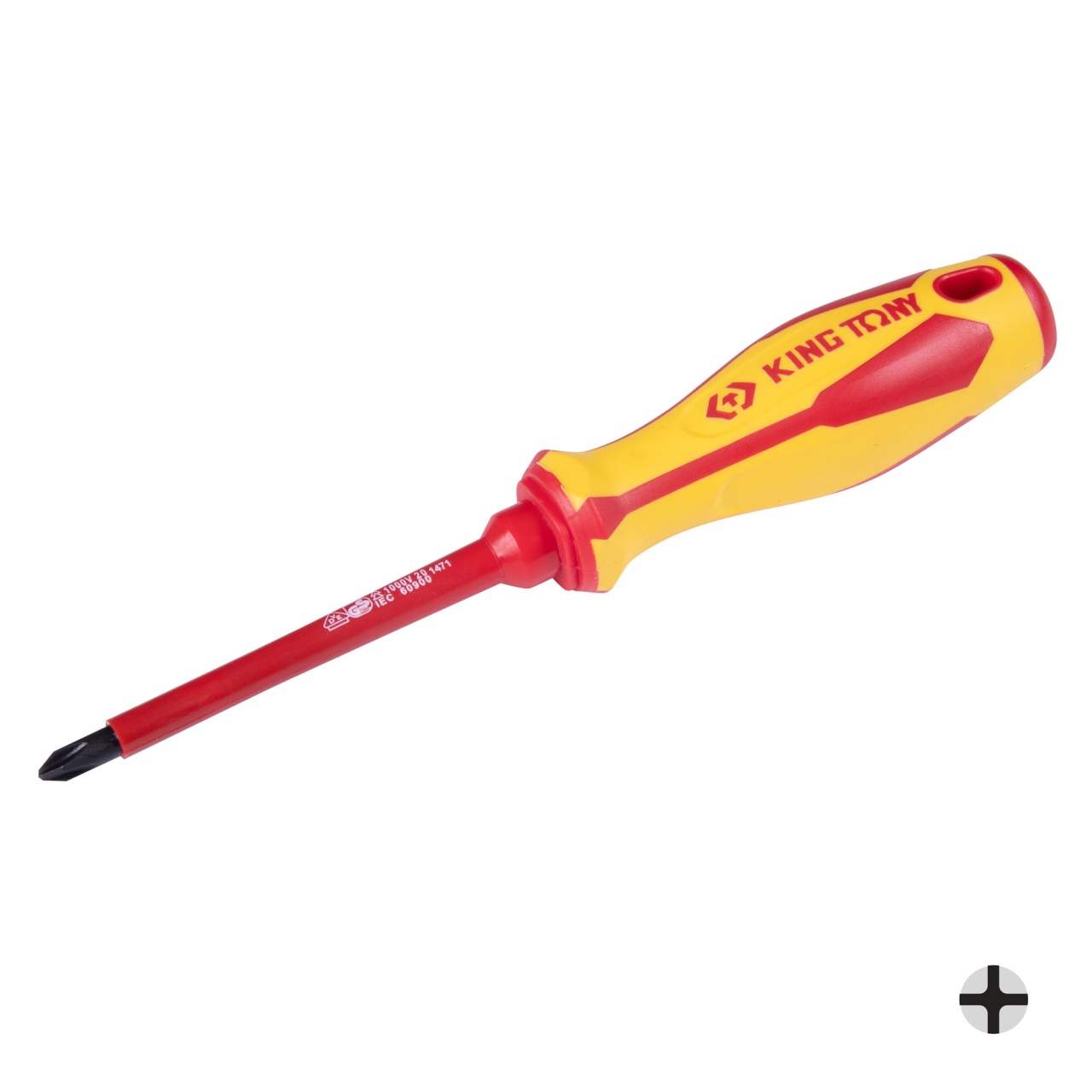 Отвертка крестовая Phillips №2, 100 мм, диэлектрическая KING TONY 14710204 купить по цене 480 ₽ в интернет магазине ТЕХСАД