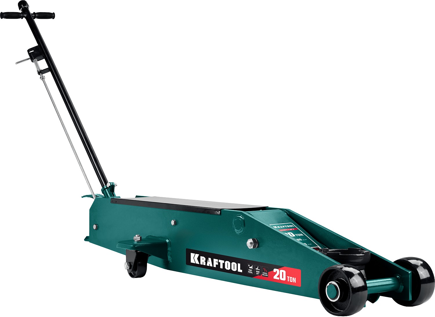 KRAFTOOL 20 т, 220-680 мм, для тяжелой техники, подкатной домкрат HIGH-LIFT 43455-20 купить по цене 166&nbsp;350 ₽ в интернет магазине ТЕХСАД